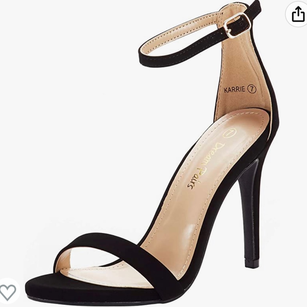 Black dream pairs size 6.5 never worn high heels